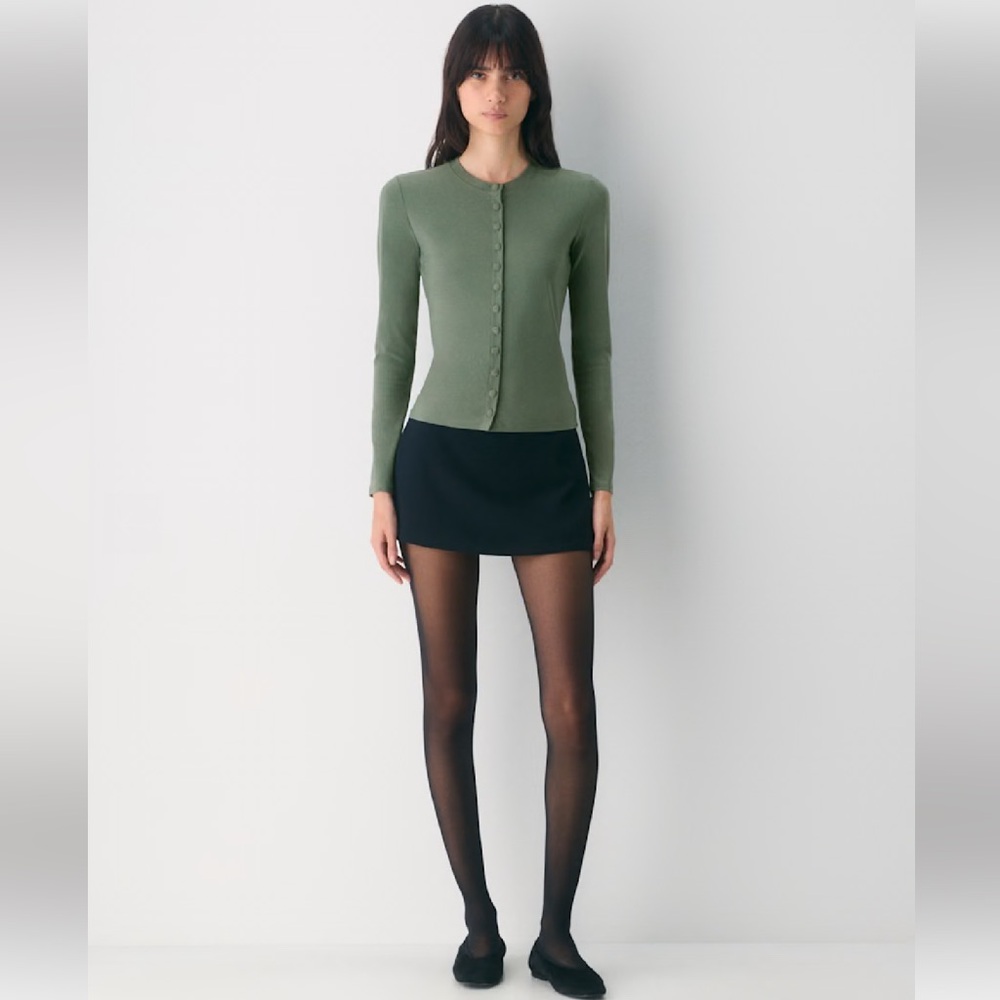 Aritzia Wilfred Mirage Longsleeve in Sagesse Size Small NWT